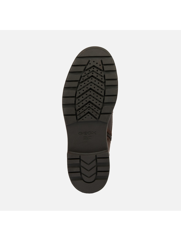Geox Temno rjava moška gležnjarska obutev Geox Andalo