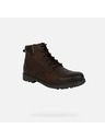 Geox Temno rjava moška gležnjarska obutev Geox Rhadalf