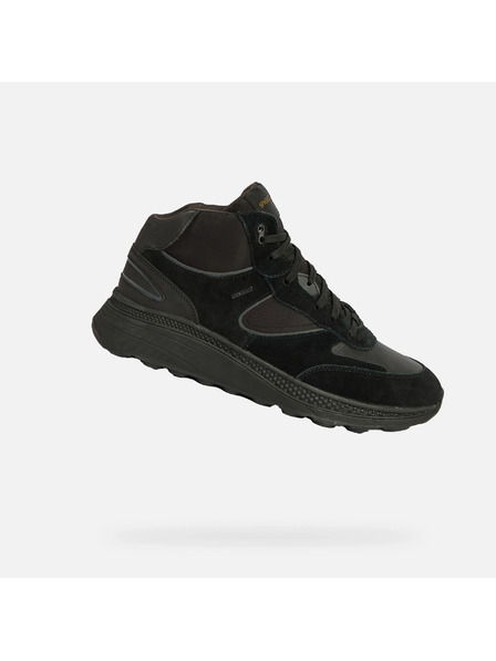 Geox Črna moška gležnjarska obutev Geox Spherica Actif X1