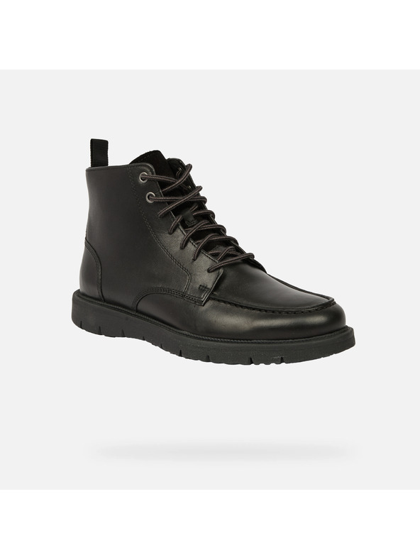 Geox Črna moška gležnjarska obutev Geox Pove