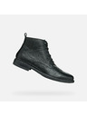 Geox Črna moška gležnjarska obutev Geox Terence