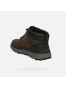 Geox Temno rjava moška gležnjarska obutev Geox Granito + Grip