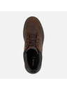 Geox Temno rjava moška gležnjarska obutev Geox Granito + Grip