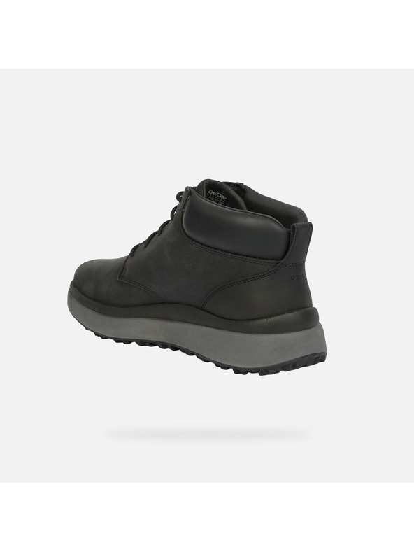 Geox Črna moška gležnjarska obutev Geox Granito + Grip