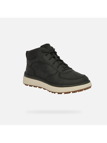 Geox Črna moška gležnjarska obutev Geox Granito + Grip