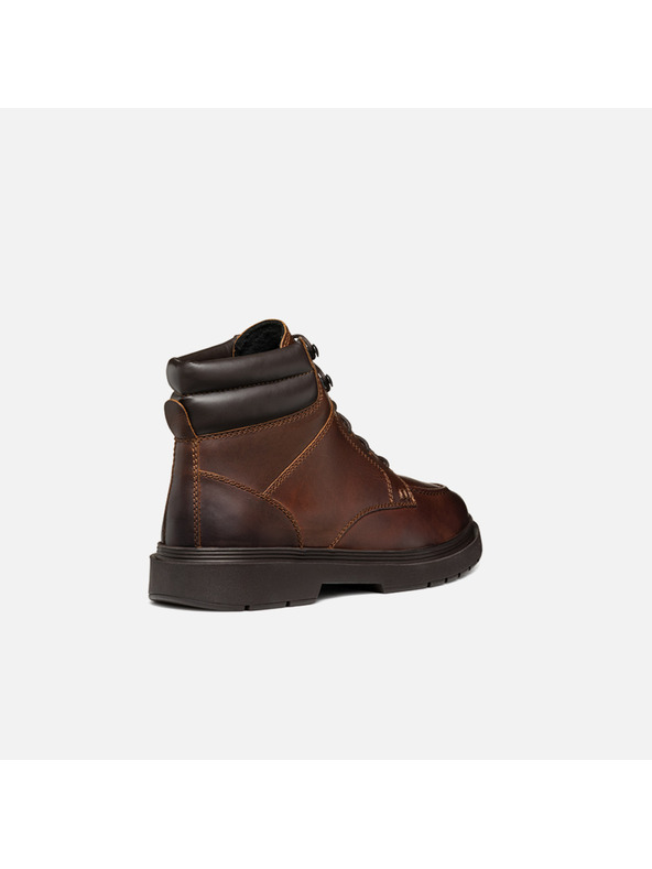 Geox Rjava moška gležnjarska obutev Geox Calaita