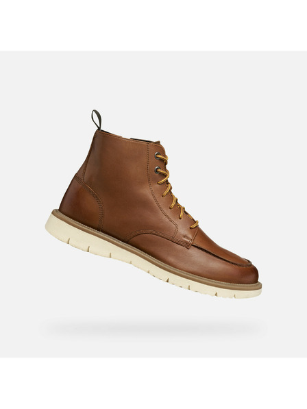 Geox Rjava moška gležnjarska obutev Geox Pove