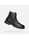 Geox Črna moška gležnjarska obutev Geox Meiern