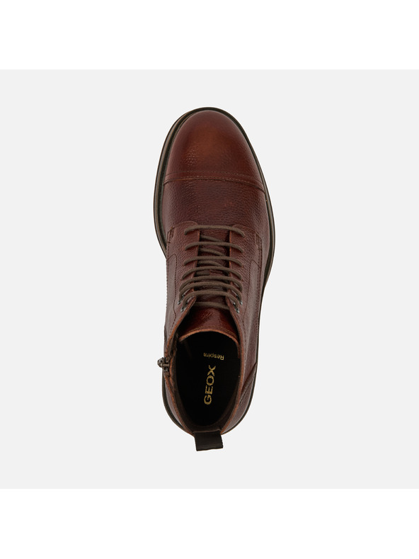 Geox Rjava moška gležnjarska obutev Geox Henreys