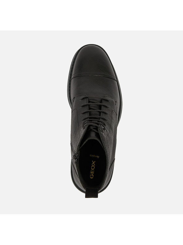 Geox Črna moška gležnjarska obutev Geox Henreys