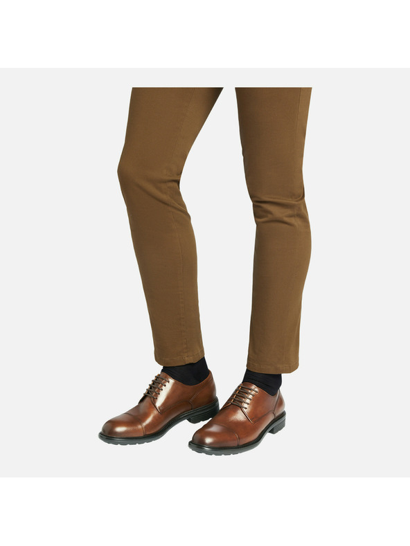 Geox Rjavi moški športni copati Geox Walk Pleasure