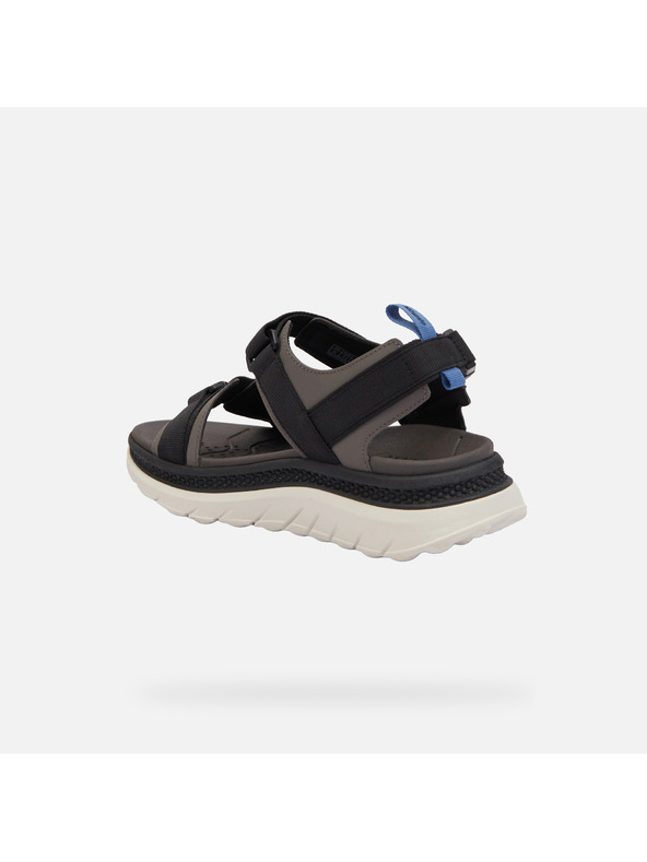 Geox Tmavé modré pánske sandále Geox Spherica Actif X S