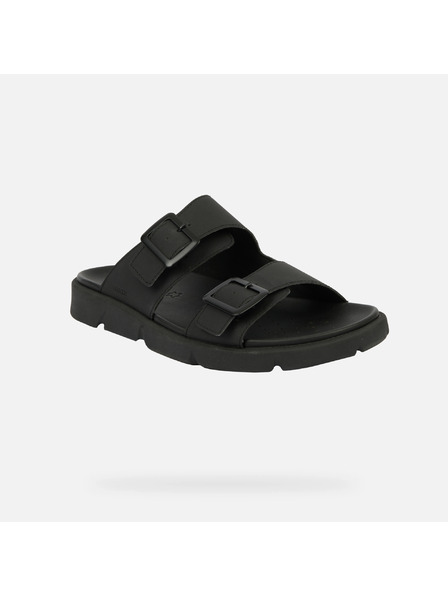 Geox Črni moški sandali Geox Xand 2S