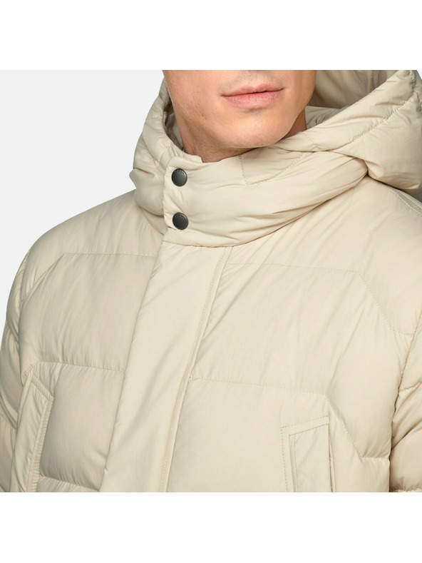 Geox Bež moška puhovka Geox Elver