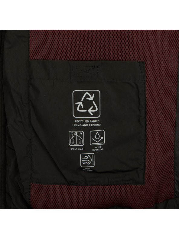 Geox Črna moška puhovka Geox Snake