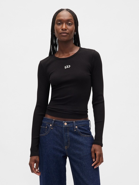 GAP Rebrasta majica z logom GAP