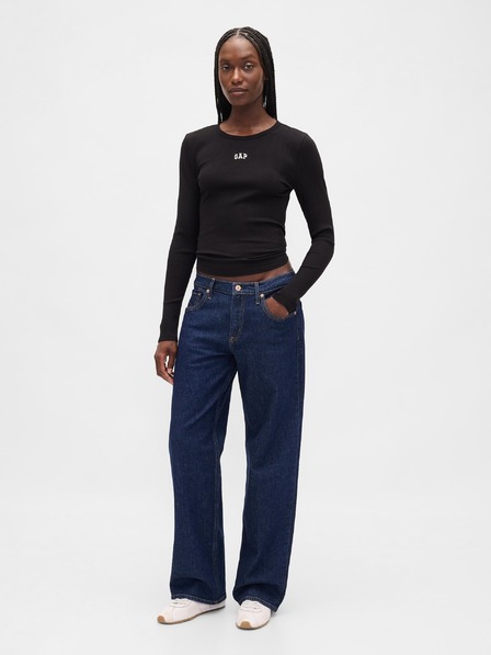 GAP Rebrasta majica z logom GAP