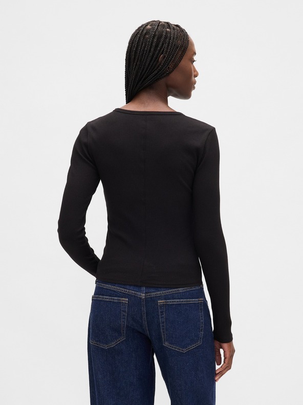 GAP Rebrasta majica z logom GAP