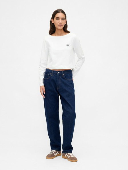 GAP Crop majica VintageSoft Heavyweight GAP