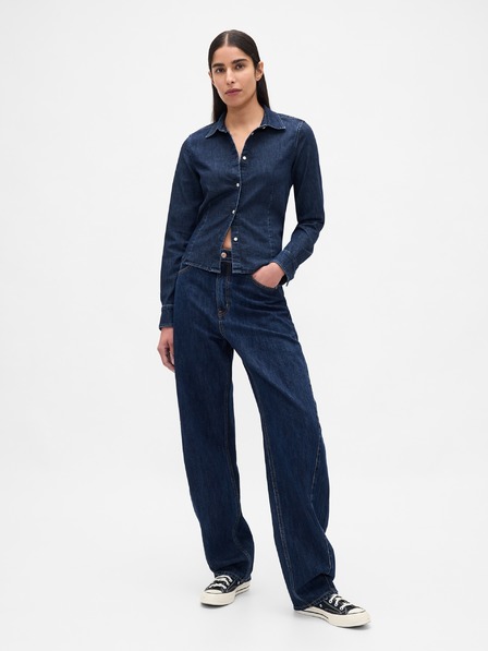 GAP Džínsova crop srajca GAP