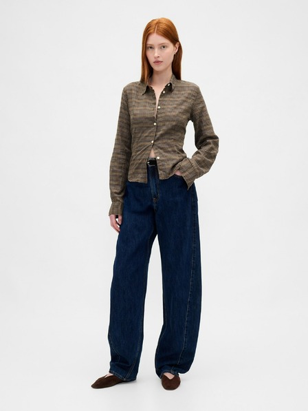 GAP Flanelna crop srajca GAP