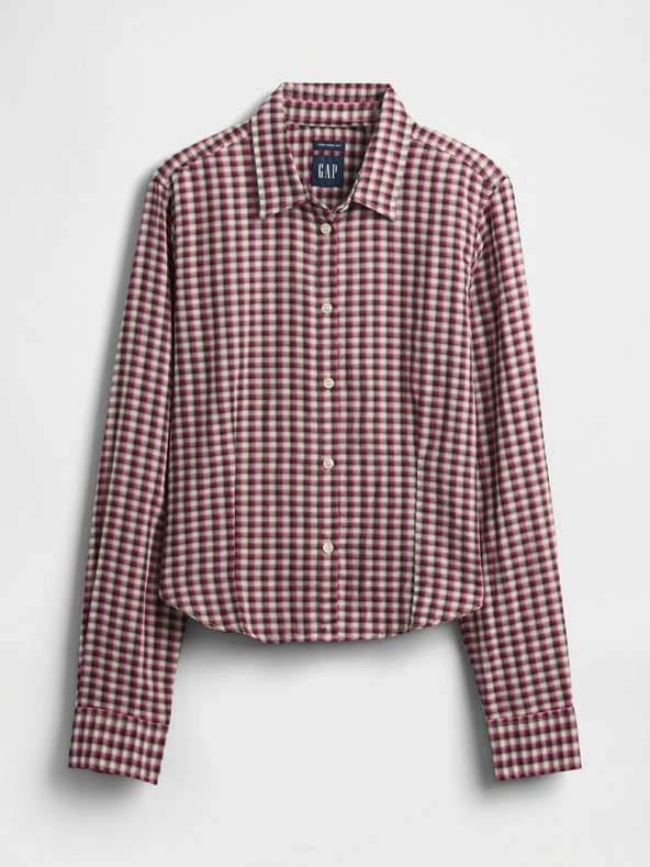 GAP Flanelna crop srajca GAP