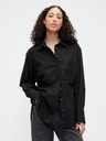 GAP Oversize poplin srajca z logotipom Big Shirt GAP