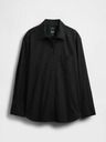 GAP Oversize poplin srajca z logotipom Big Shirt GAP
