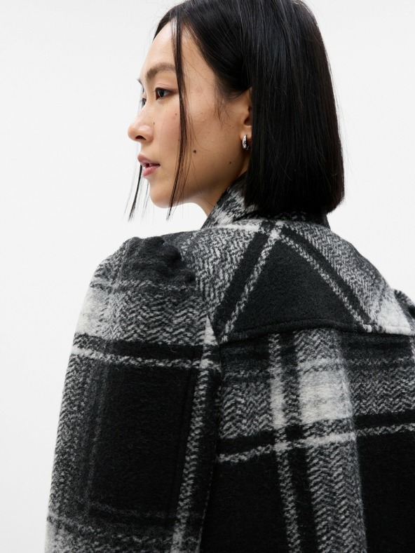 GAP Volnena srajčna crop jakna GAP