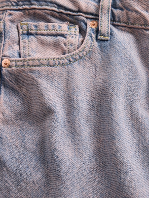 GAP Jeans Rose Mist Pink ohlapni GAP