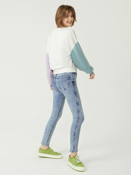 GAP Kavbojke slim High Rise Vintage Washwell GAP