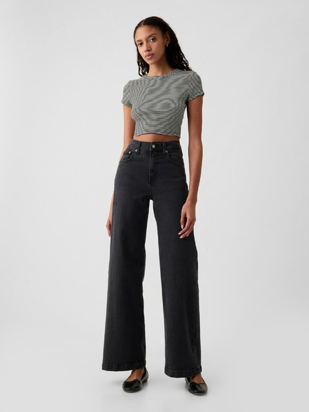 GAP Gap High Rise Stride Wide Jeans