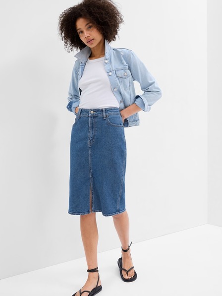 GAP Jeans midi krilo GAP