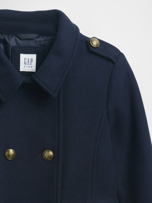GAP Otroški volneni plašč GAP