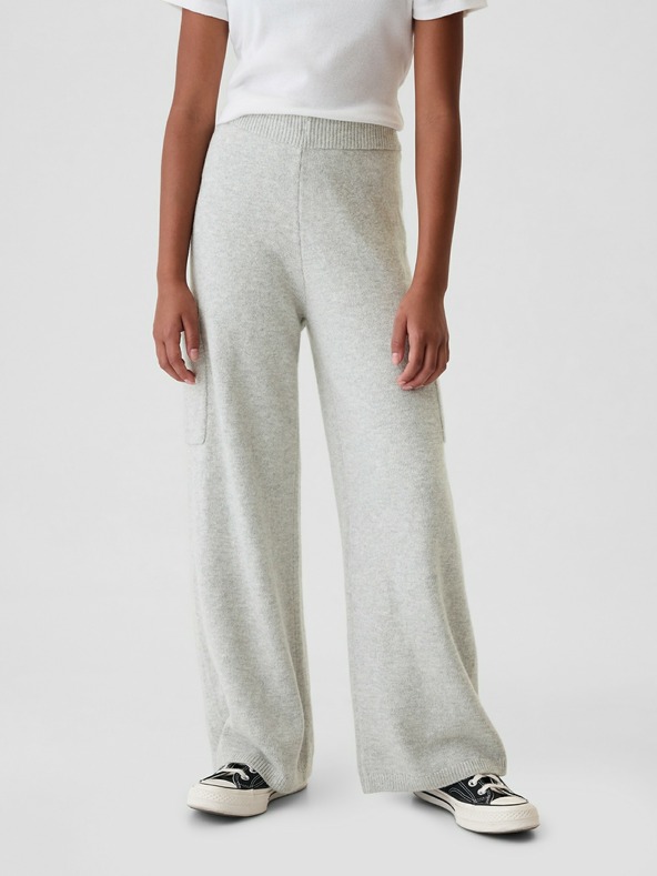 GAP Otroške pletene cargo hlače CashSoft GAP