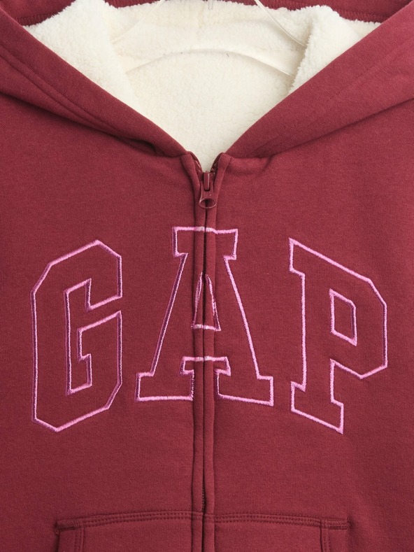 GAP Otroška topla jopica Logo Fleece GAP