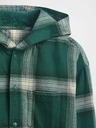 GAP Otroška flanelasta kapucasta srajca GAP