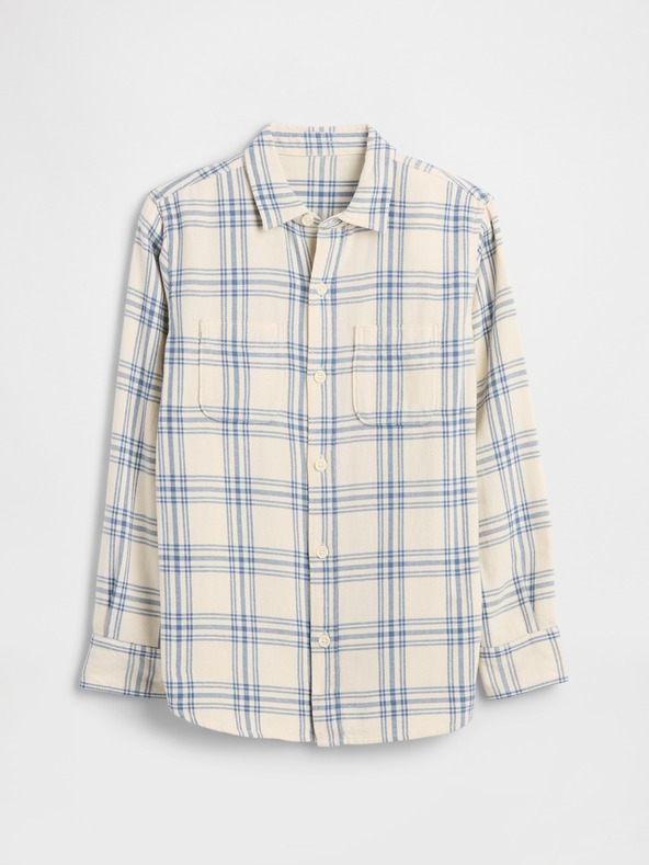 GAP Otroška flanelna majica GAP