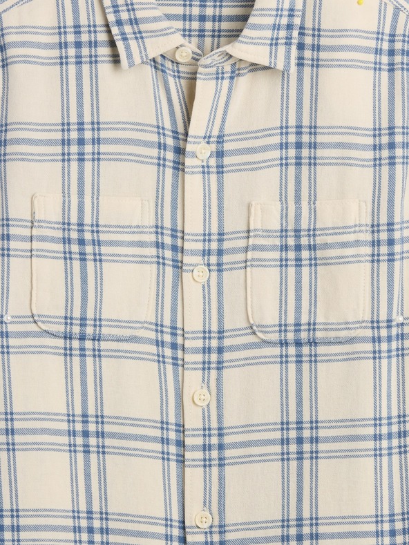 GAP Otroška flanelna majica GAP