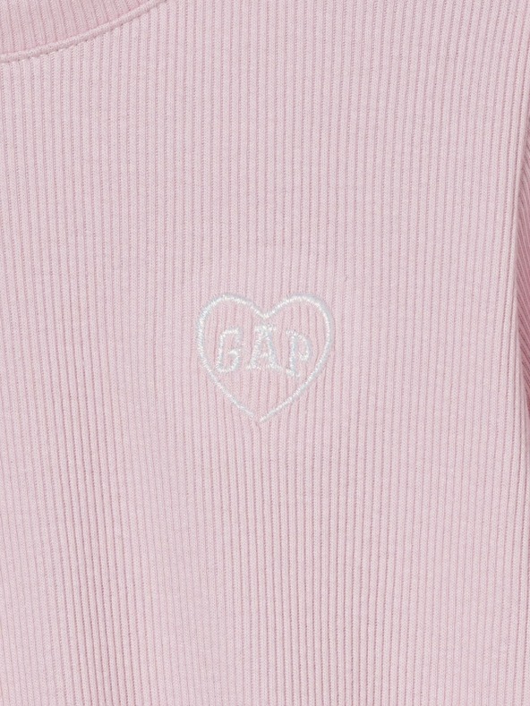GAP Otroška rebrasta majica GAP