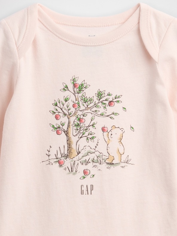 GAP Otroški bodi Gap z logotipom Gap