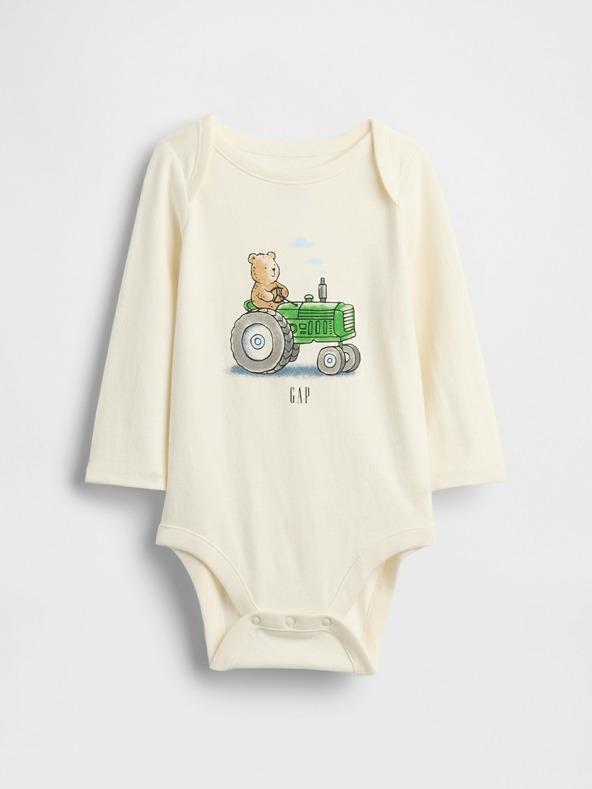 GAP Otroški bodi Gap z logotipom Gap