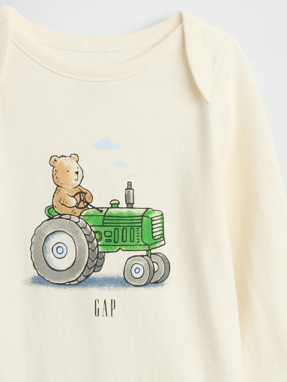 GAP Otroški bodi Gap z logotipom Gap