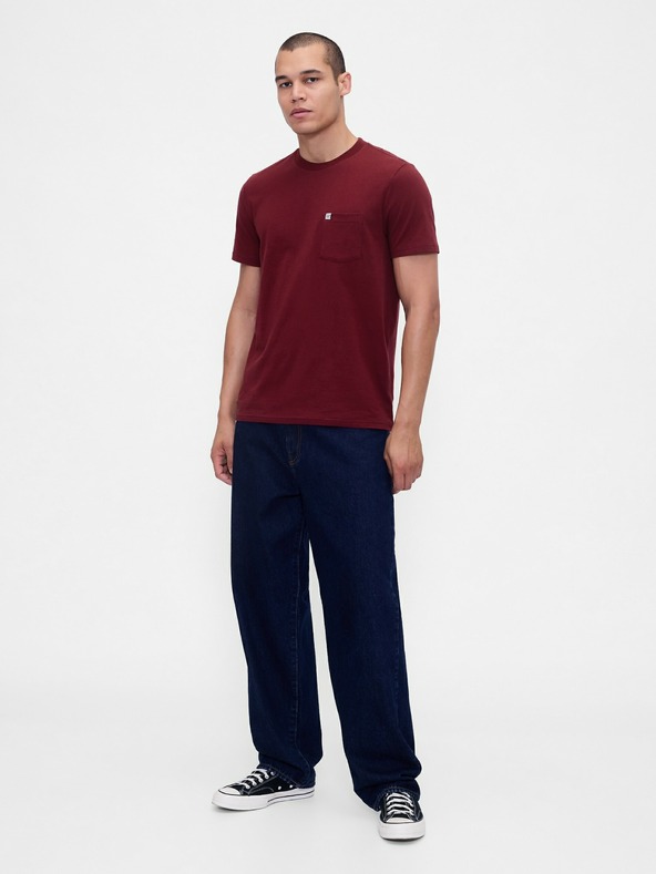 GAP Gap majica prevelike velikosti z žepom