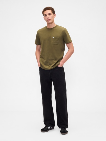 GAP Gap majica prevelike velikosti z žepom