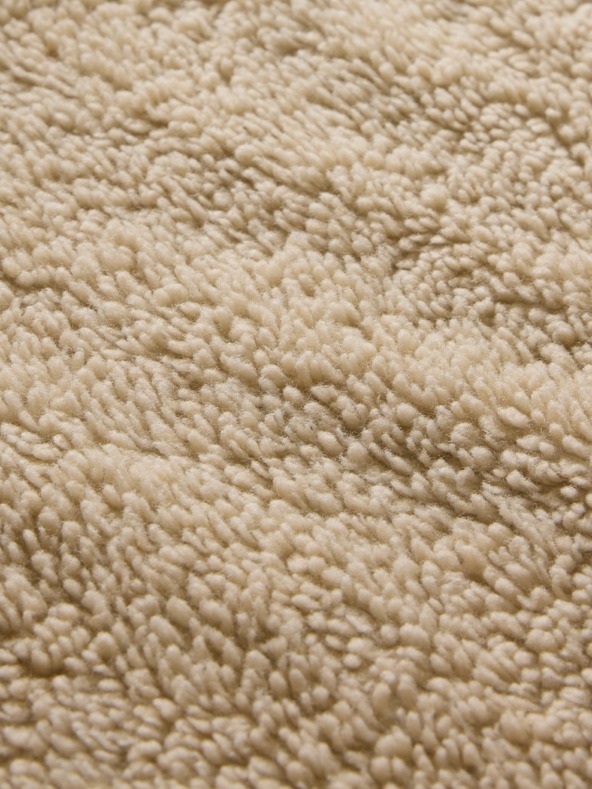 GAP Džínsová oversize sherpa mikina GAP