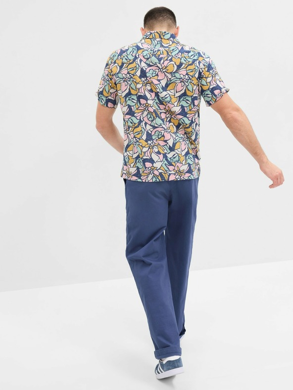 GAP Lanena vzorčasta srajca GAP