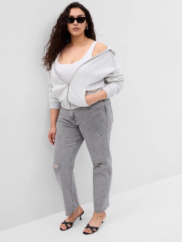 GAP Kavbojke loose Mid Rise Destructed '90s GAP