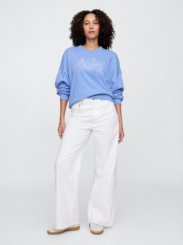 GAP Oversize pulover z logotipom GAP