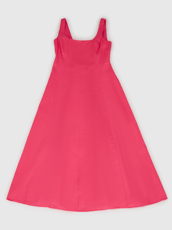 GAP Lanena midi obleka GAP